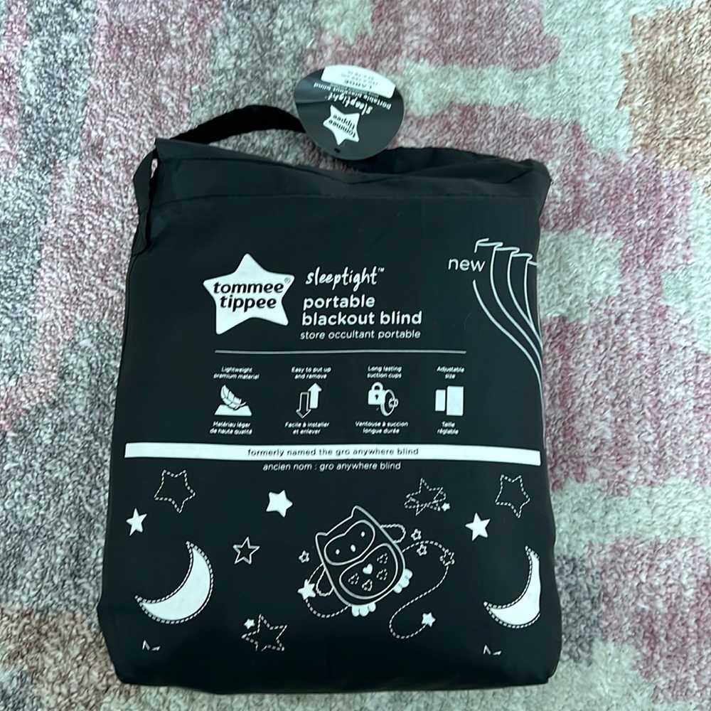 Tommee Tippee Sleep Tight Portable Baby Travel Blackout Blind - Large